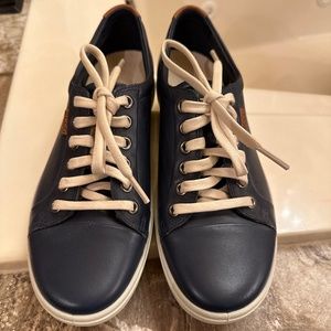 Ecco blue leather shoes